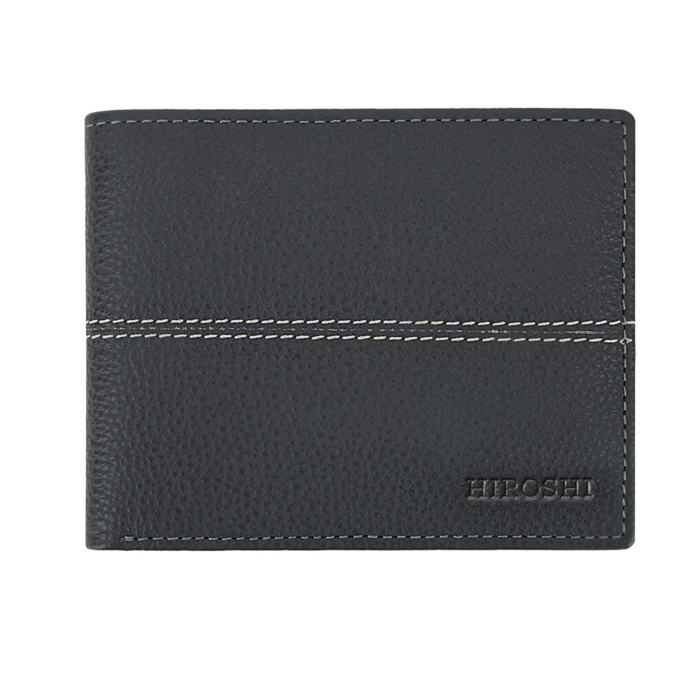 Grey Bi Fold Stylish Wallet - Image 5