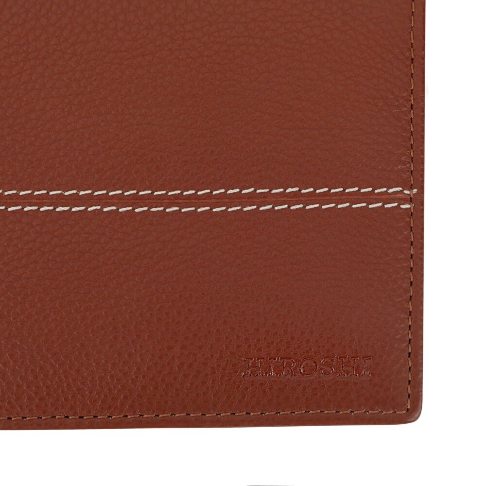 Tan Bi Fold Stylish Wallet - Image 5