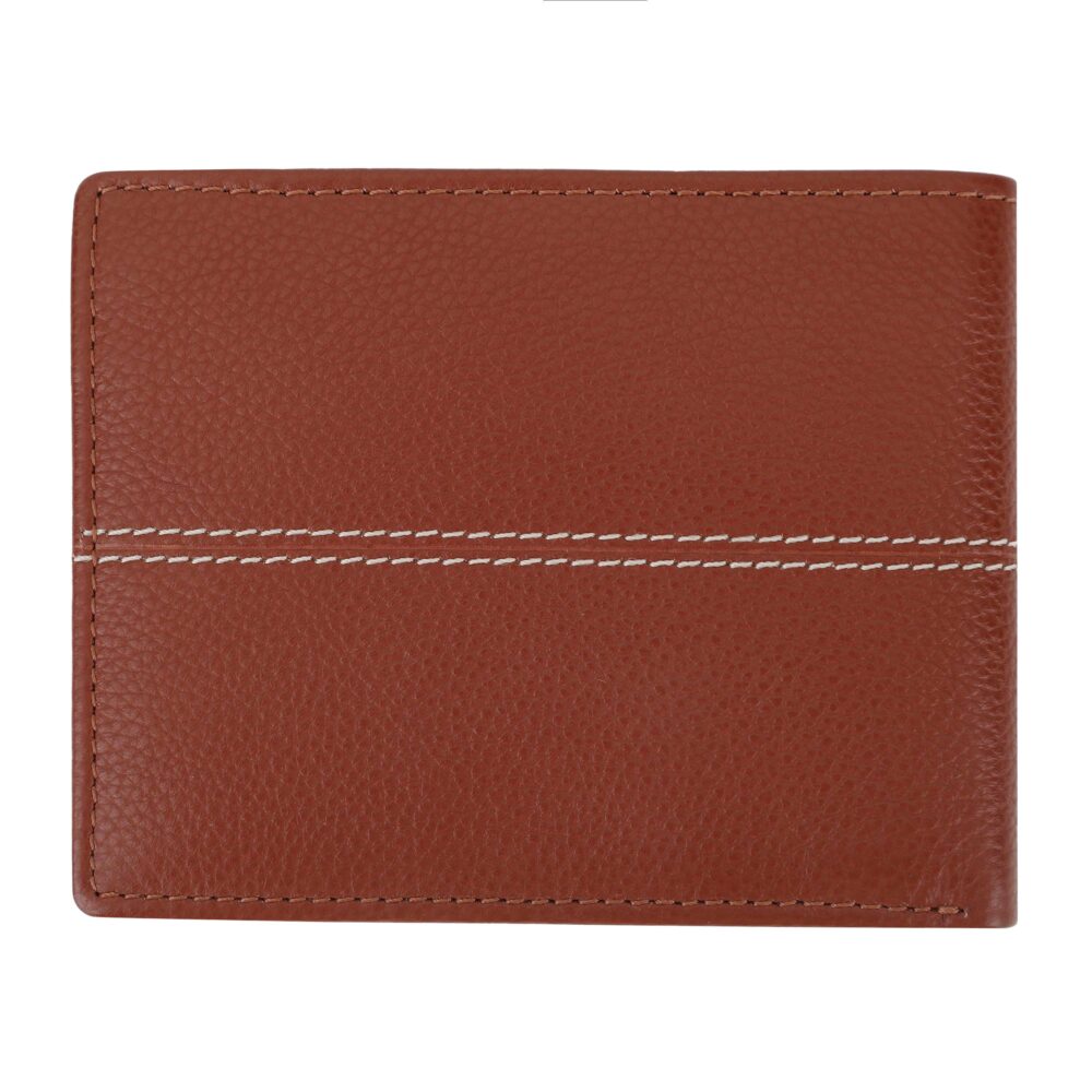 Tan Bi Fold Stylish Wallet - Image 6