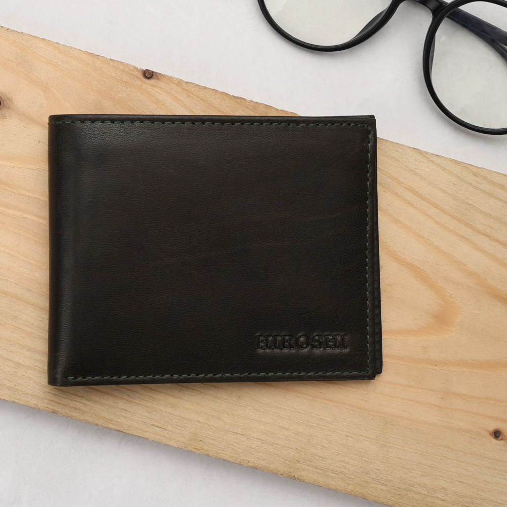 Black Bi Fold Wallet