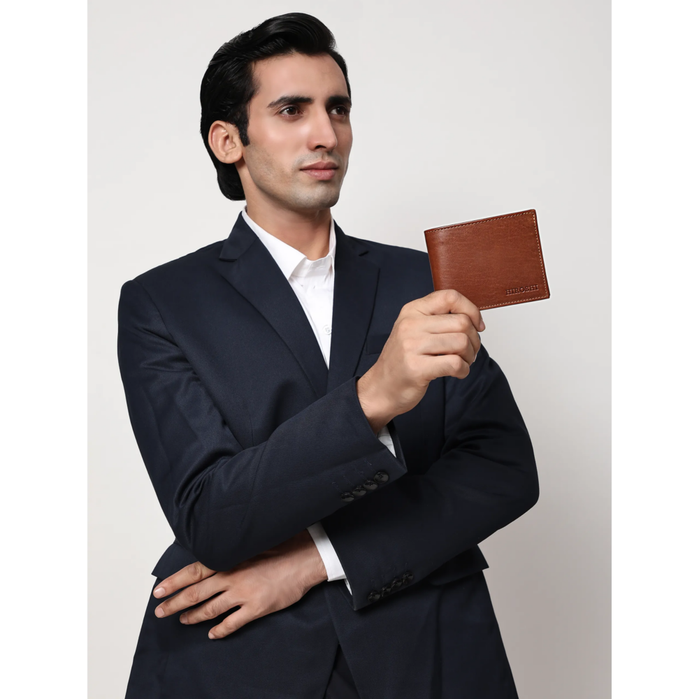 Tan Bi Fold Wallet
