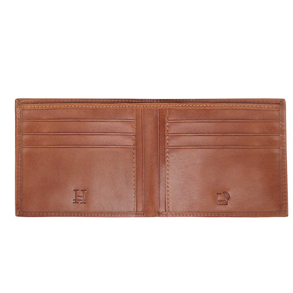 Tan Bi Fold Wallet - Image 7