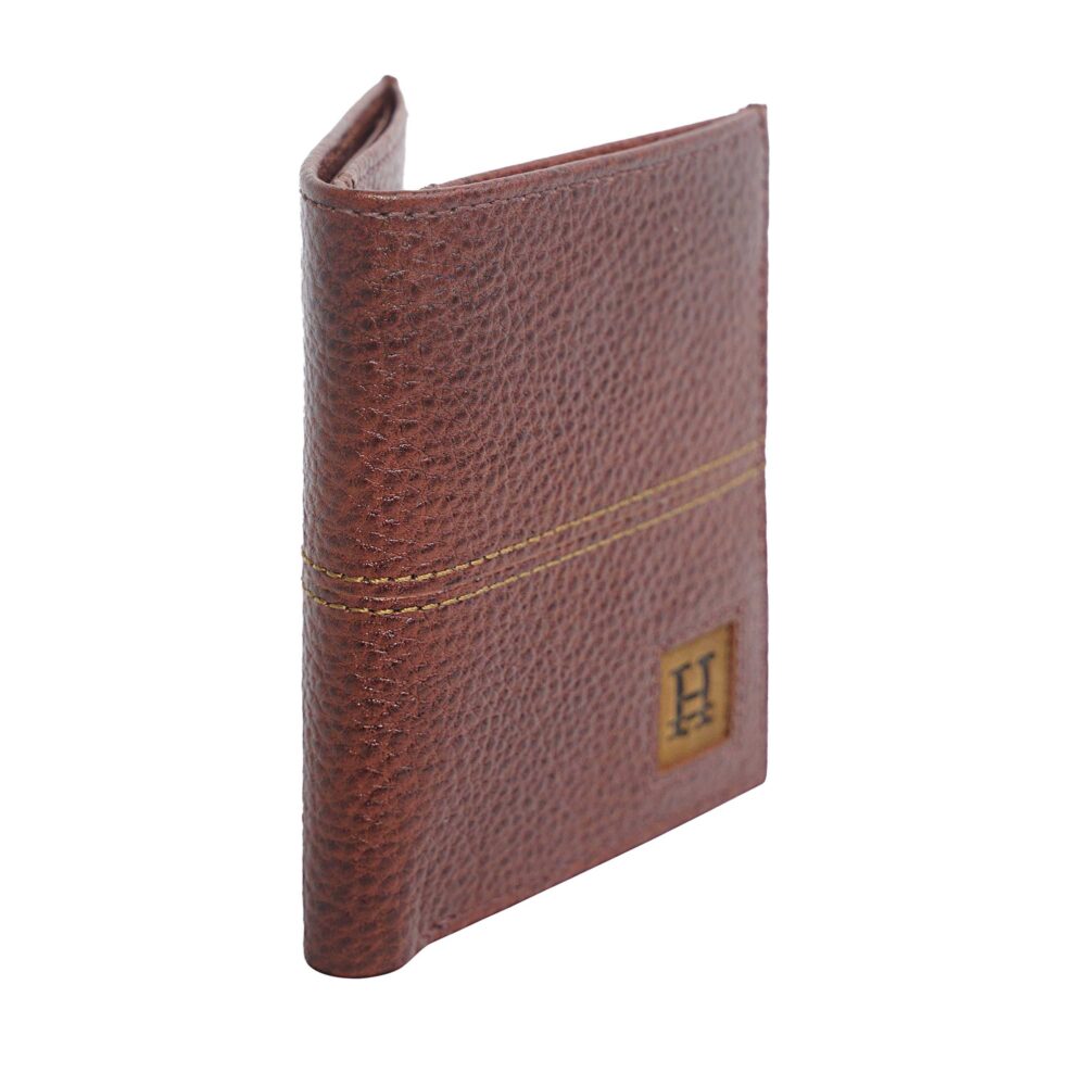 Tan Bi Fold Business Cards Wallet - Image 3