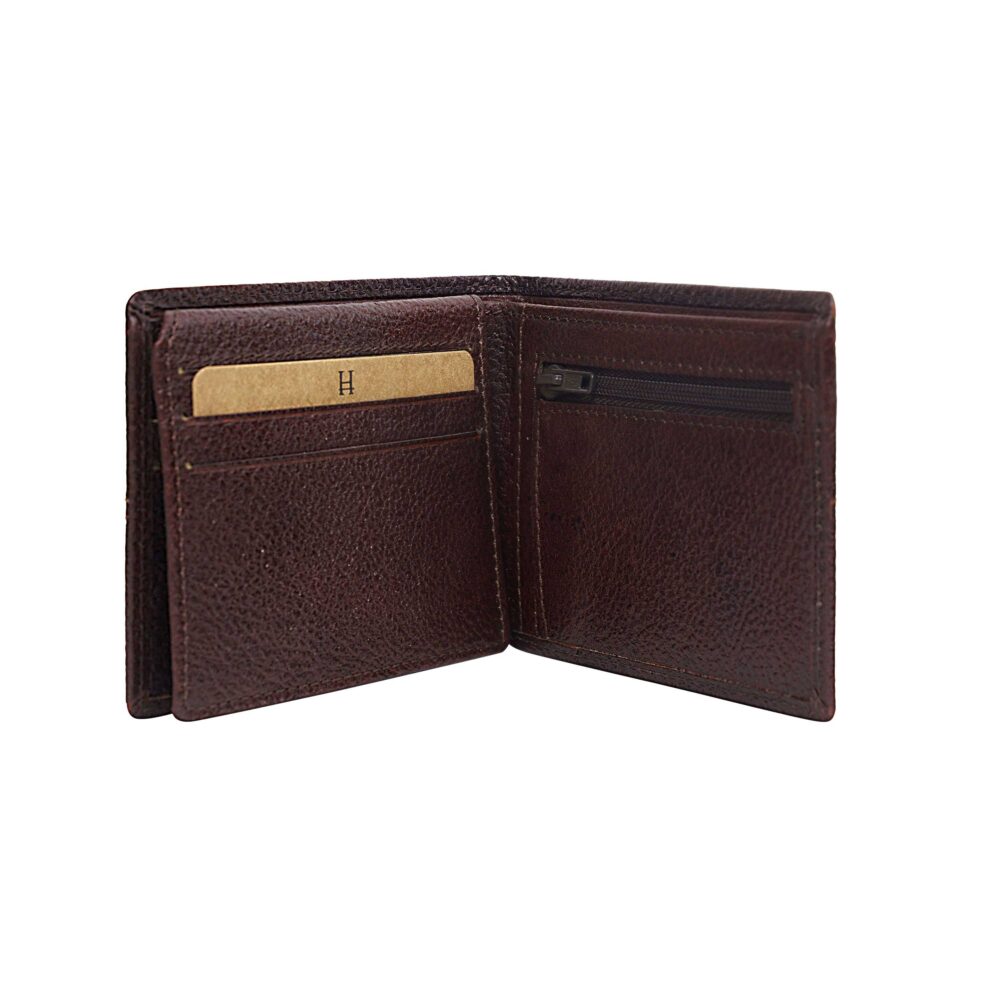 Polo Brown Bi Fold Wallet - Image 4