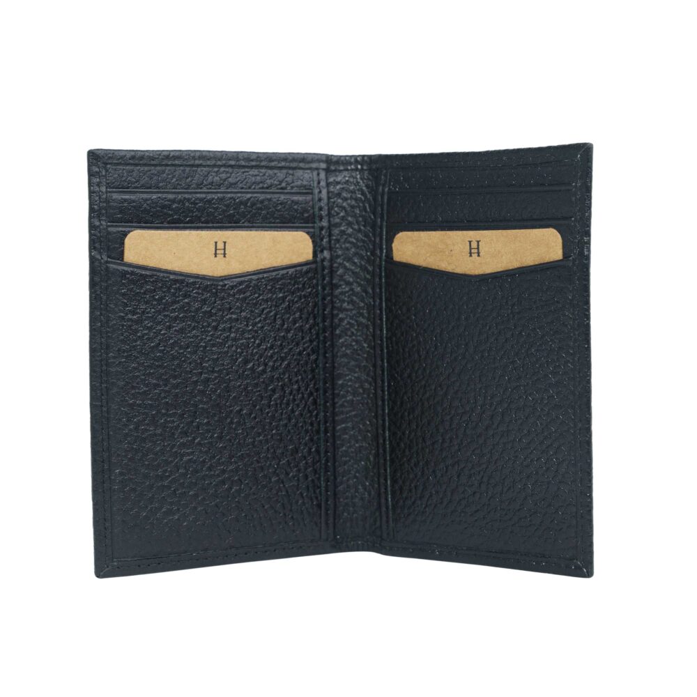 Denver Black Bi Fold Business Wallet - Image 5