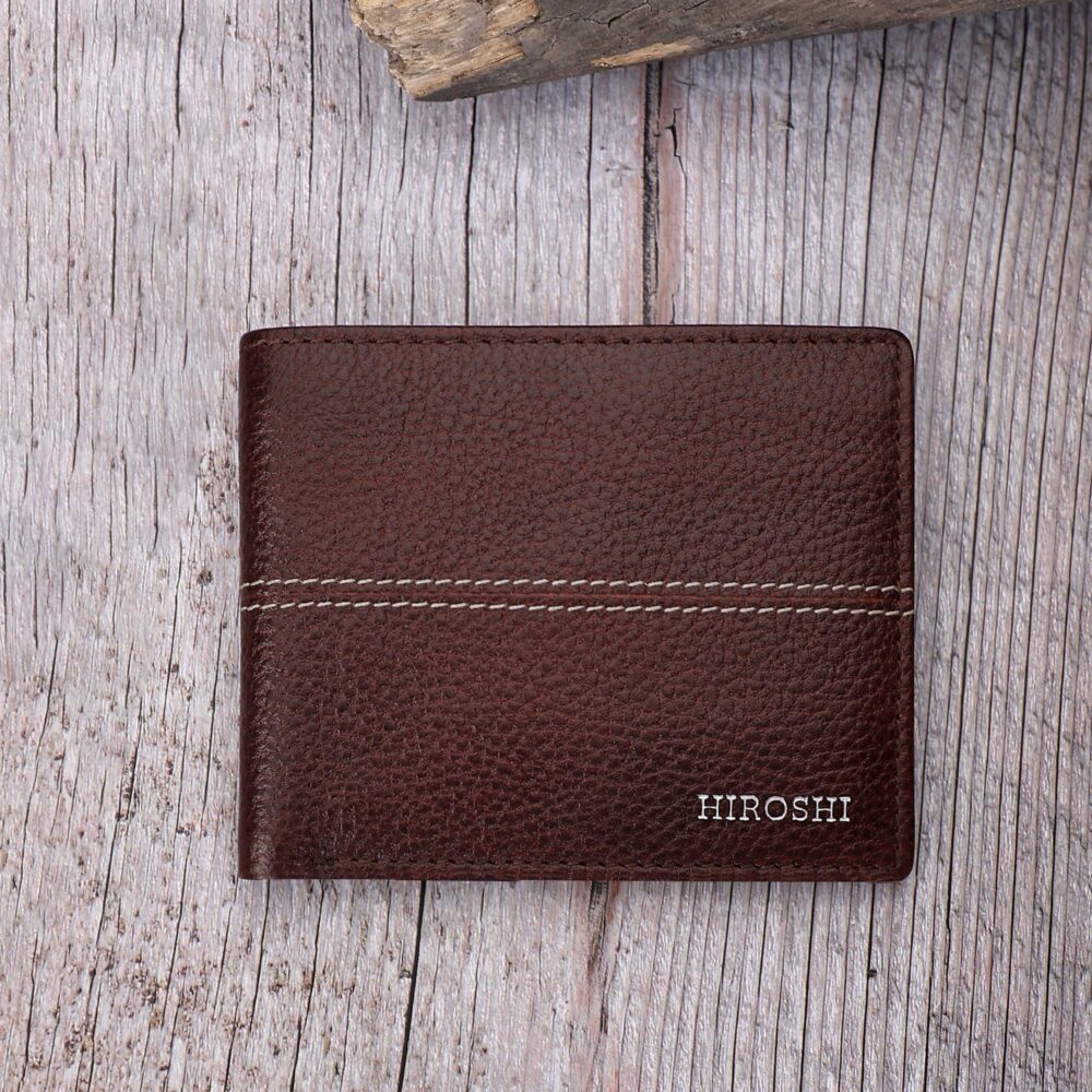 Brown Bi Fold Wallet - Image 3