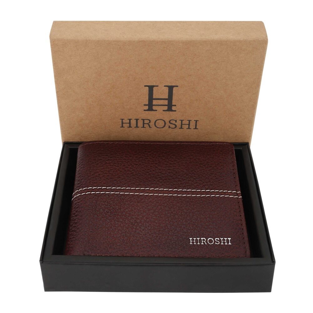 Brown Bi Fold Wallet - Image 4