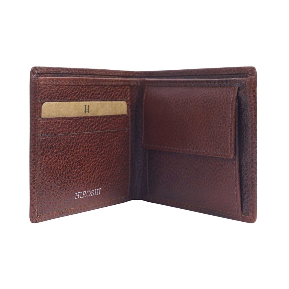 Tan Bi Fold Wallet - Image 3