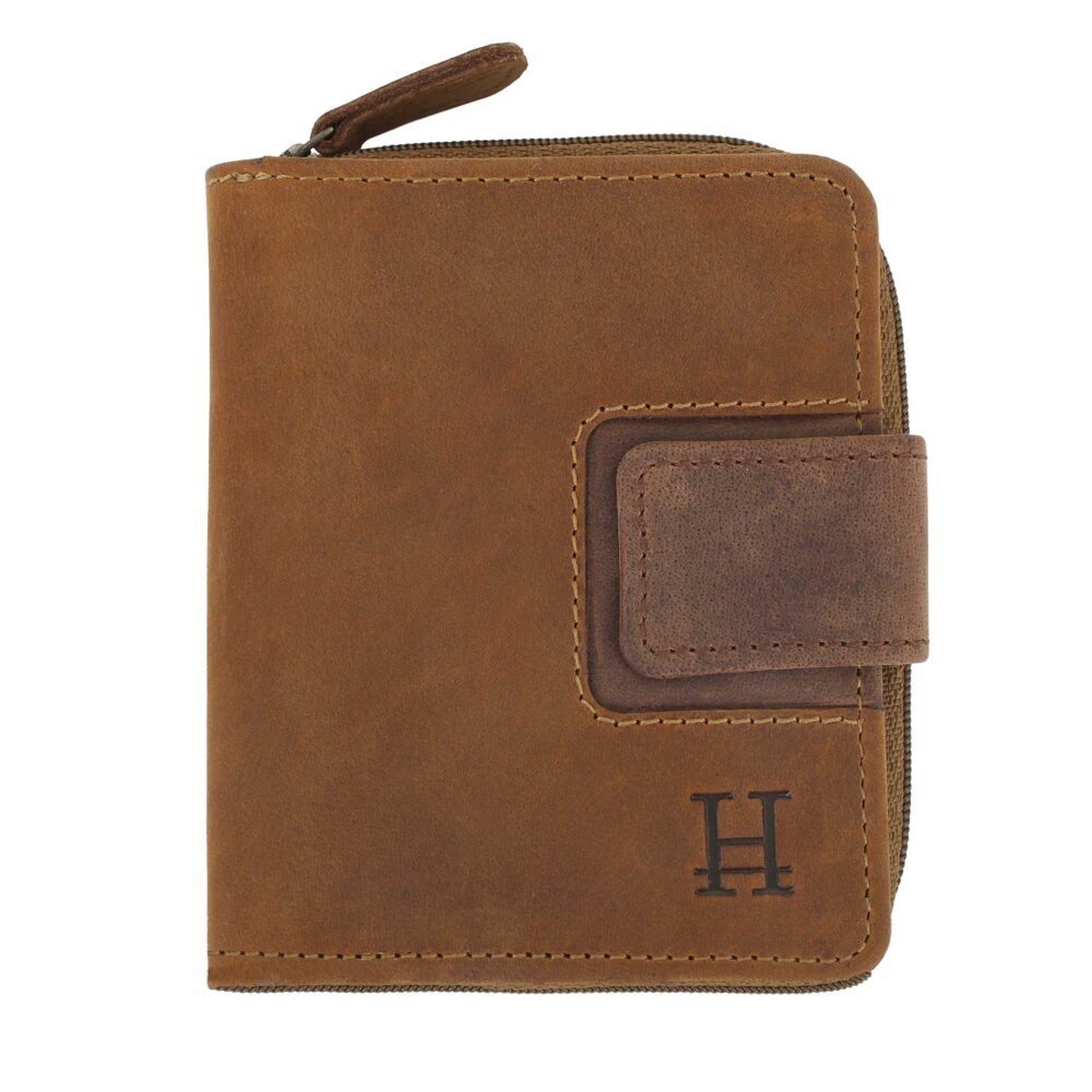 Brown and Tan Bi Fold Wallet - Image 5
