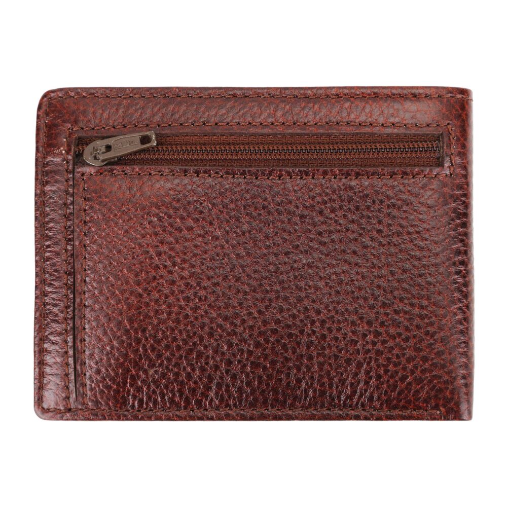 Mumbai Brown Bi Fold Wallet - Image 6