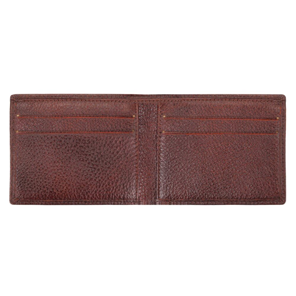 Mumbai Brown Bi Fold Wallet - Image 8