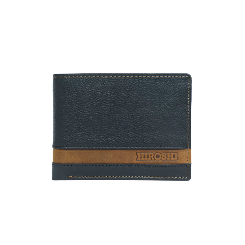 Montecarlo Black Tan Bi Fold Wallet
