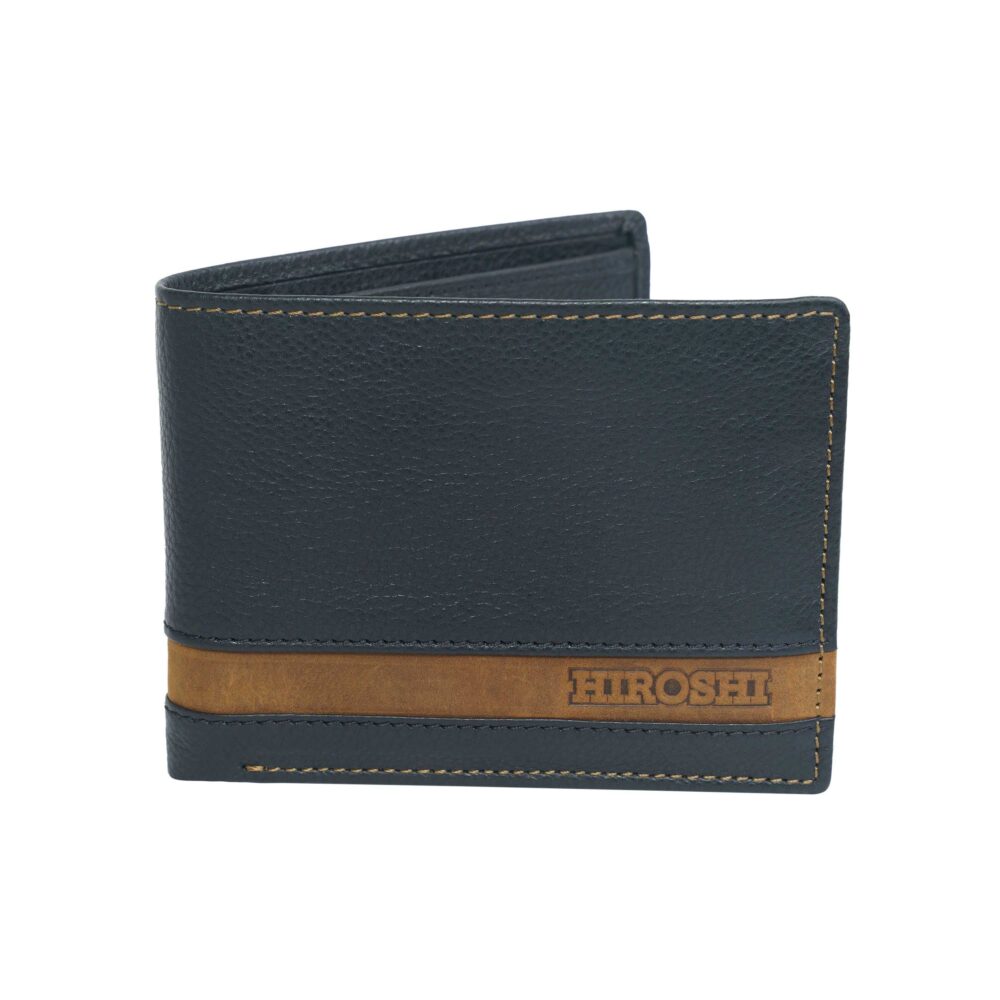Montecarlo Black Tan Bi Fold Wallet - Image 3