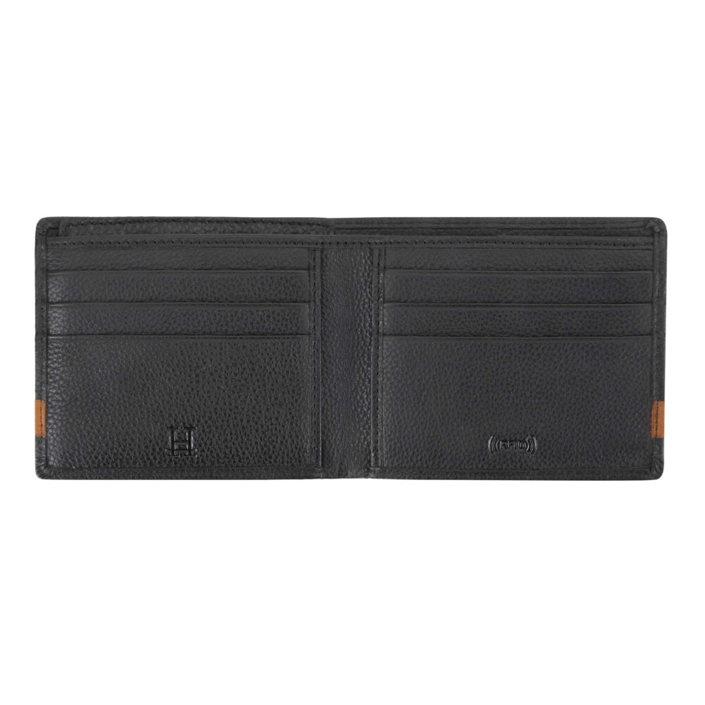 Montecarlo Dark Brown Tan Bi Fold Wallet - Image 5