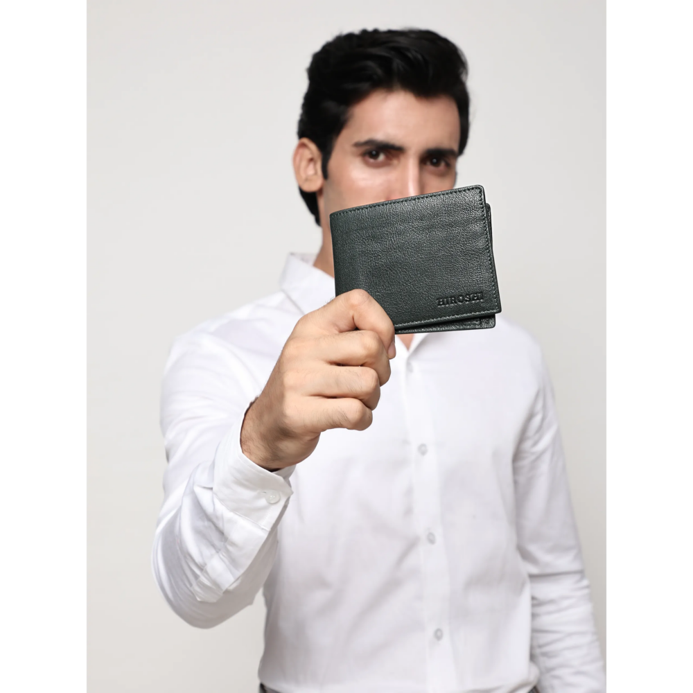 Dwane Green Bi Fold Wallet