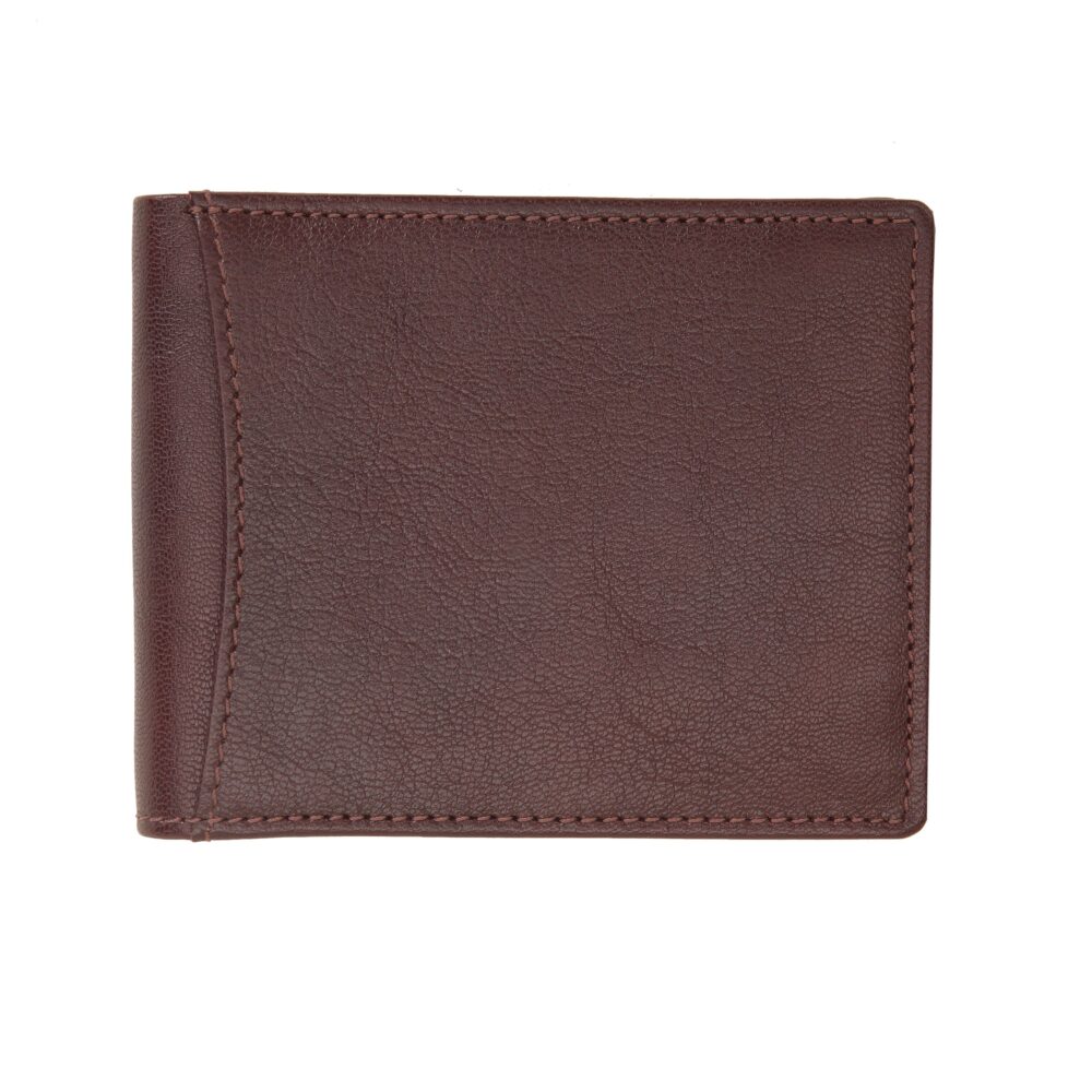 Dwane Wine Bi Fold Wallet - Image 3