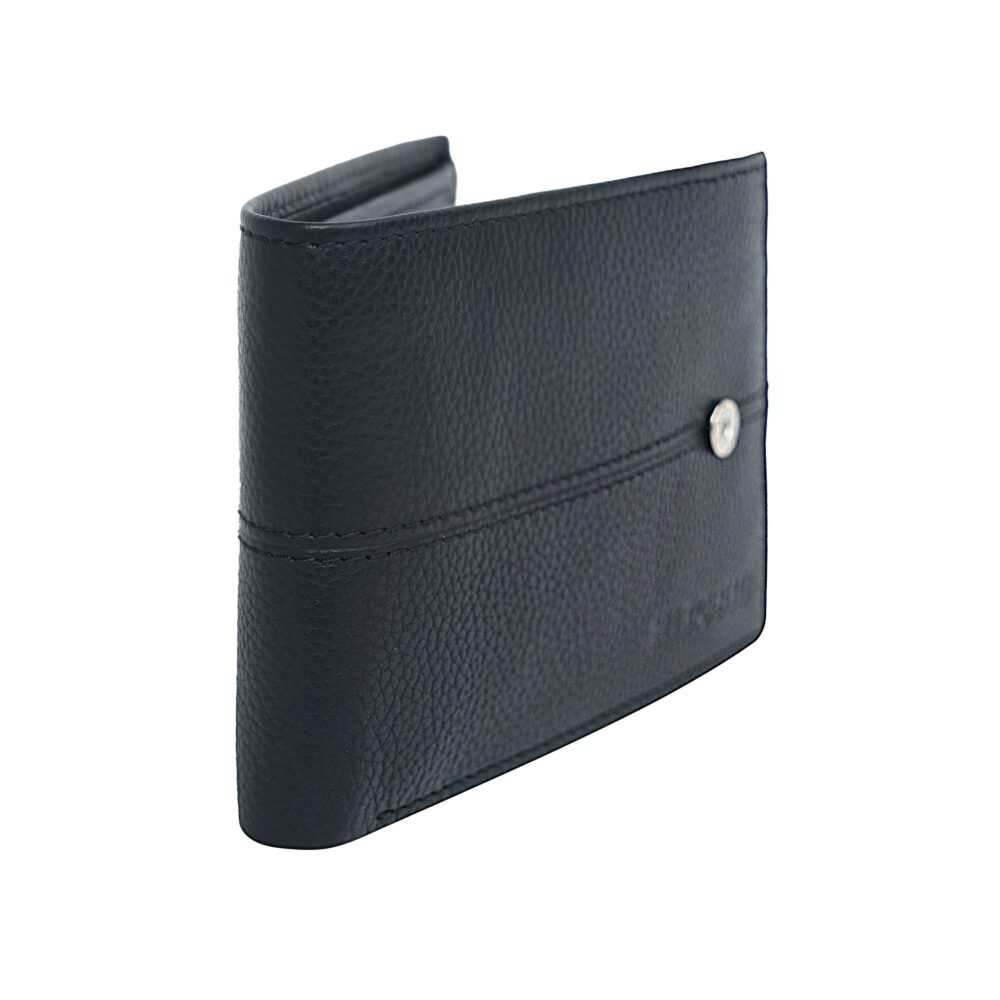 Ivaan Black Bi Fold Wallet - Image 4