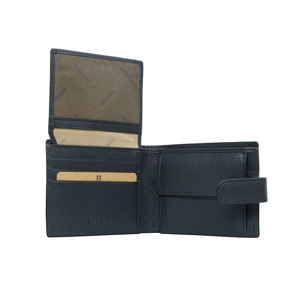 Ivaan Black Bi Fold Wallet - Image 6
