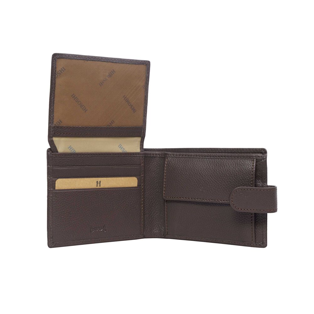 Ivaan Brown Bi Fold Wallet - Image 6