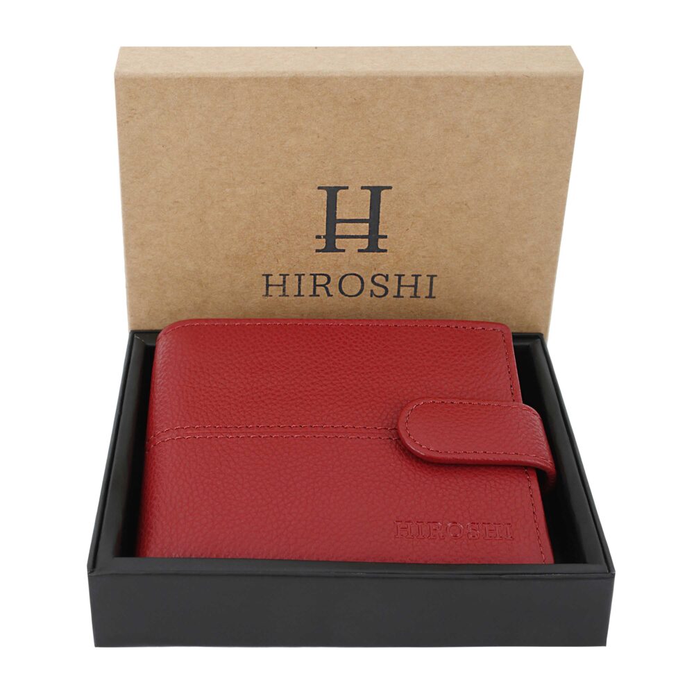 Ivaan Red Bi Fold Wallet - Image 2