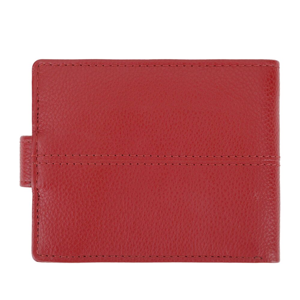 Ivaan Red Bi Fold Wallet - Image 4