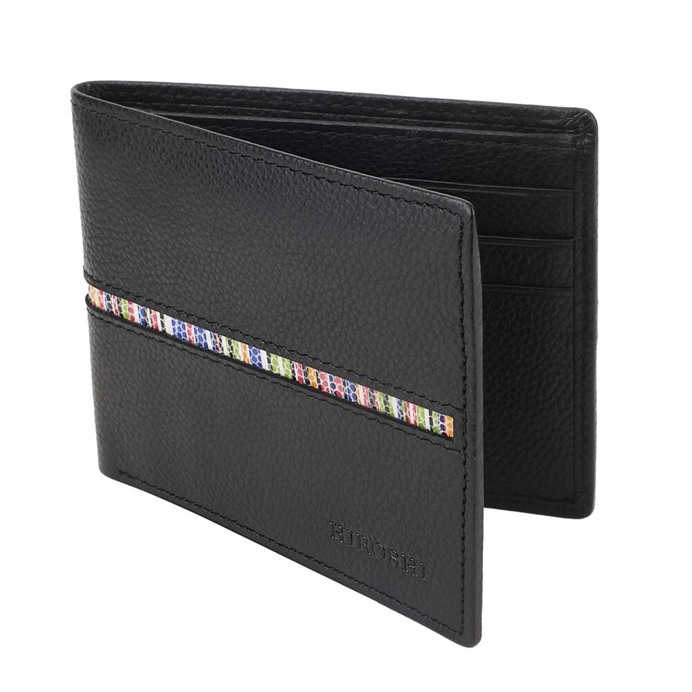 Paul Black Bi Fold Wallet - Image 6