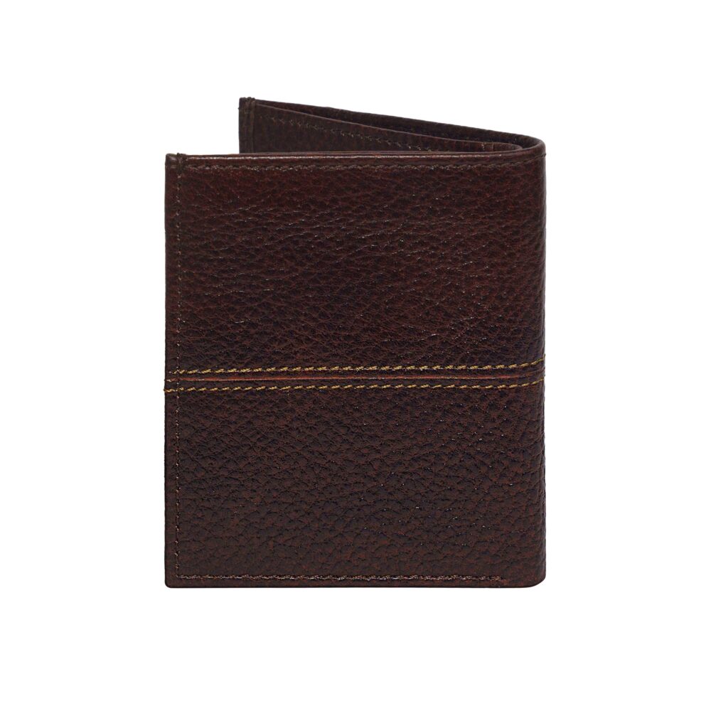 Brown Bi Fold Business Cards Wallet - Image 2