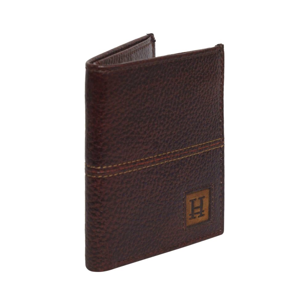 Brown Bi Fold Business Cards Wallet - Image 3