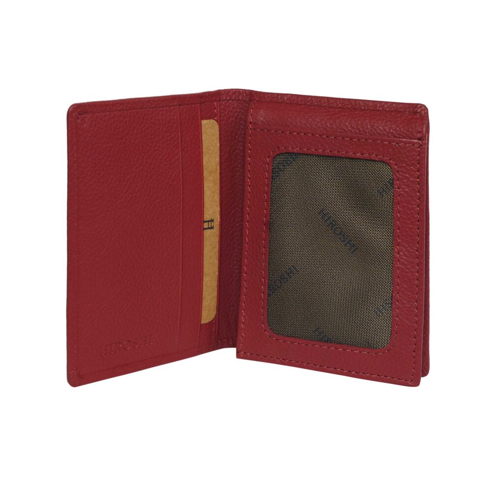 Alex Red Bi Fold Wallet - Image 3