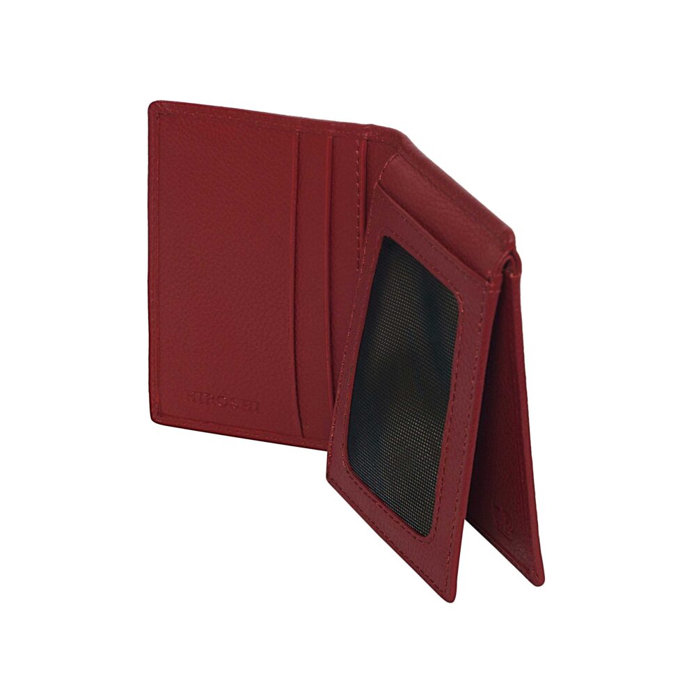 Alex Red Bi Fold Wallet - Image 5