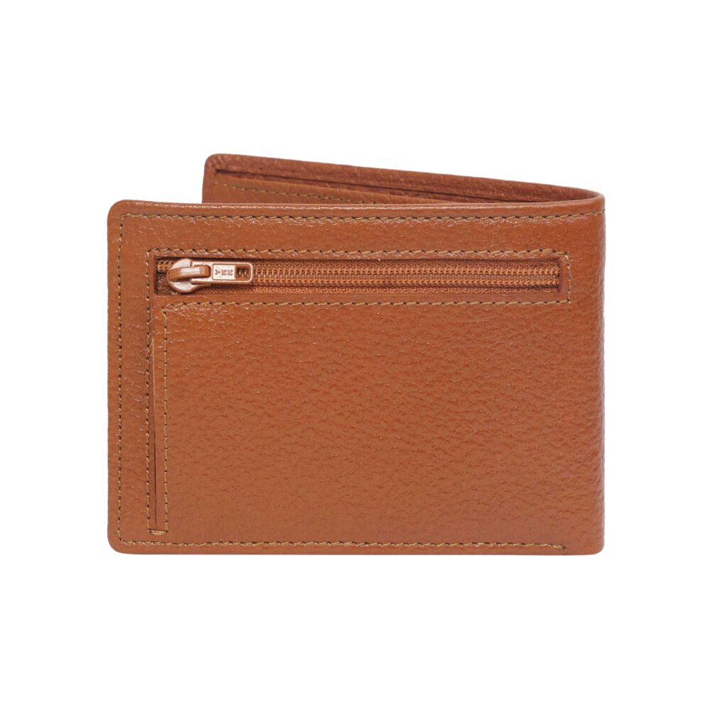 Mumbai Tan Bi Fold Wallet - Image 3