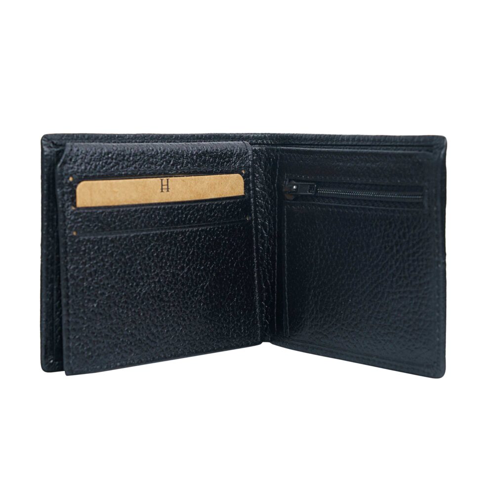 Polo Black Bi Fold Wallet - Image 4
