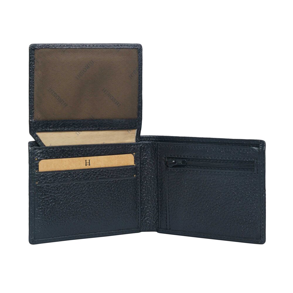 Polo Black Bi Fold Wallet - Image 5