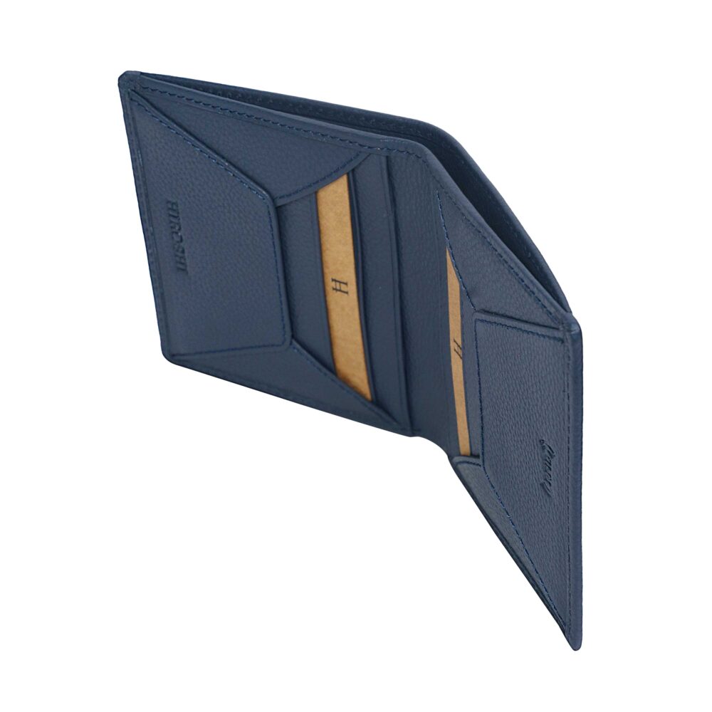 Navy Bi Fold Wallet - Image 4
