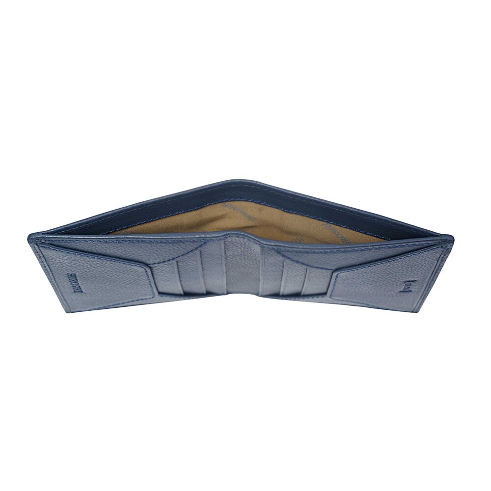 Navy Bi Fold Wallet - Image 5