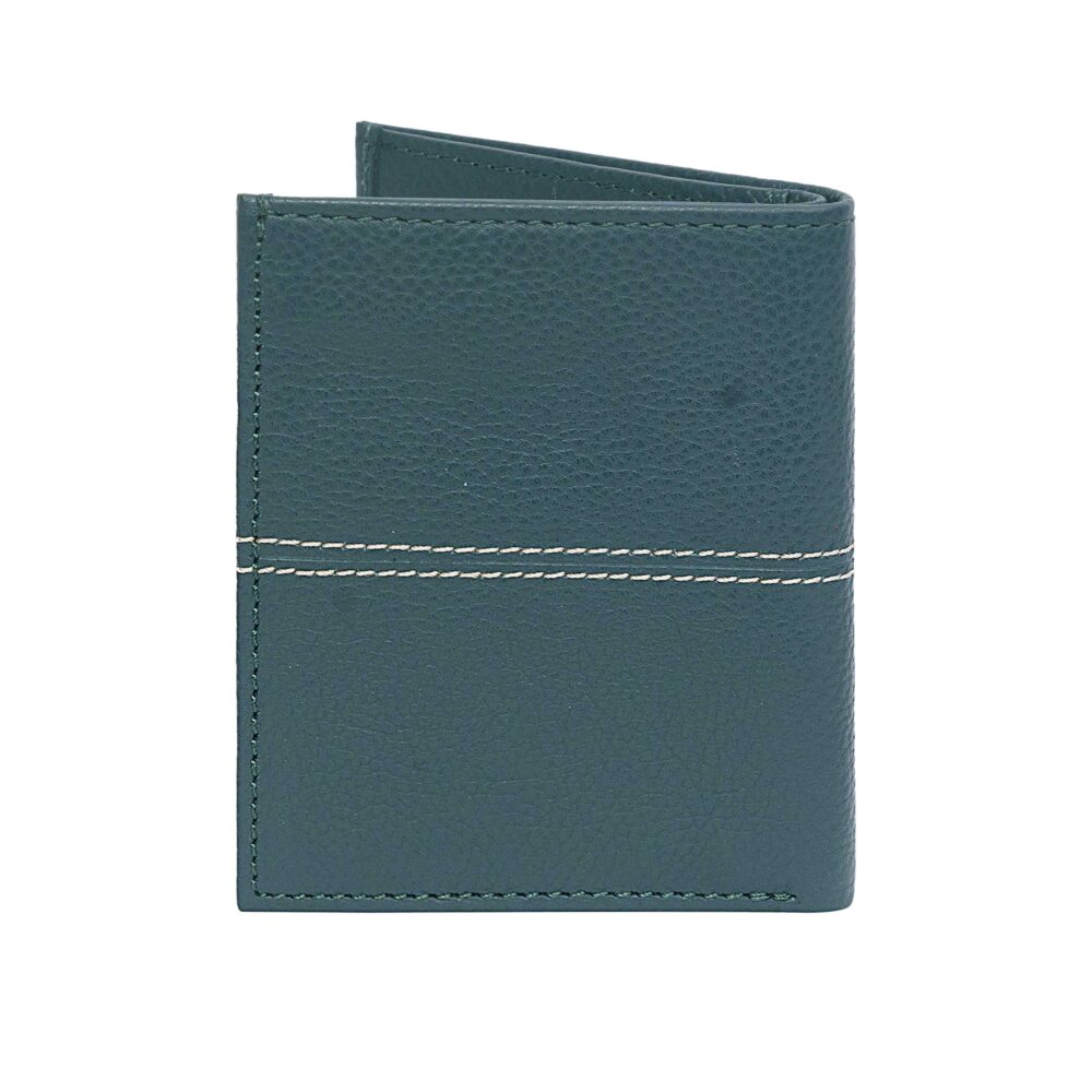 Green Bi Fold Business Cards Wallet - Image 3