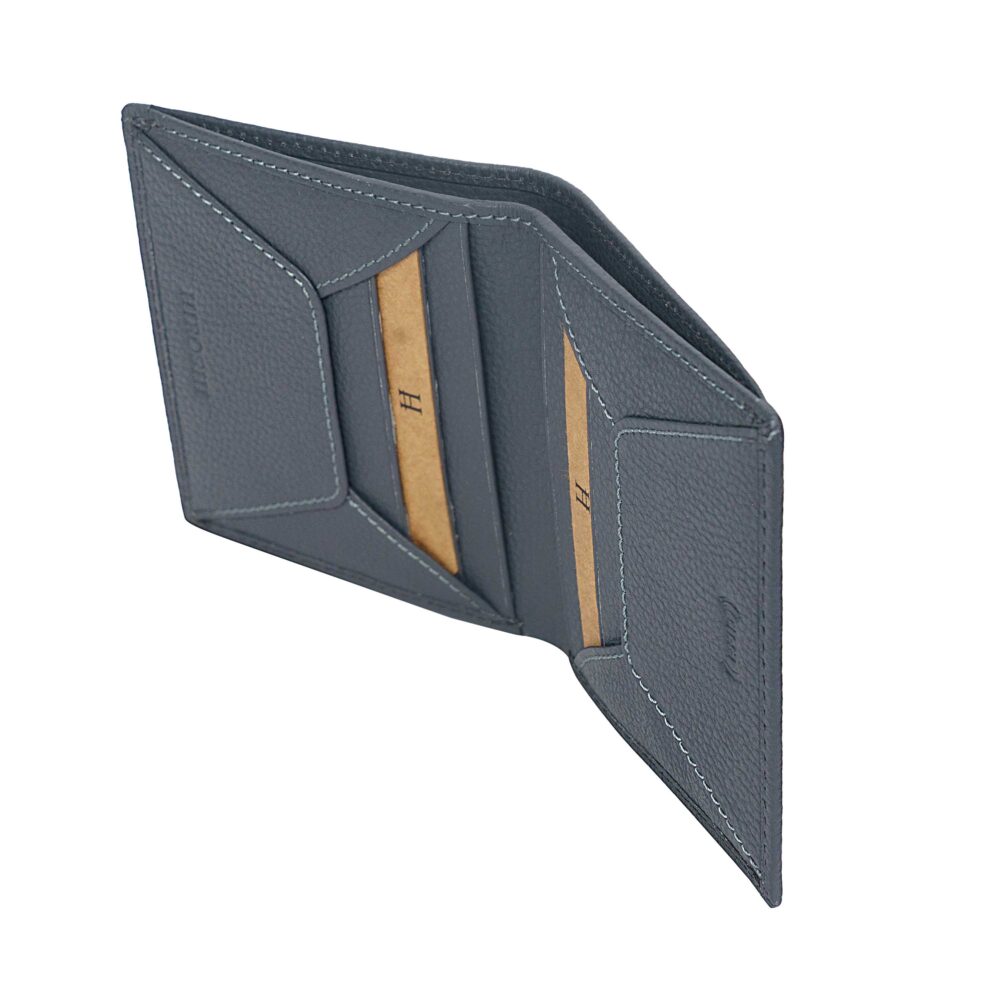 Grey Bi Fold Wallet - Image 5