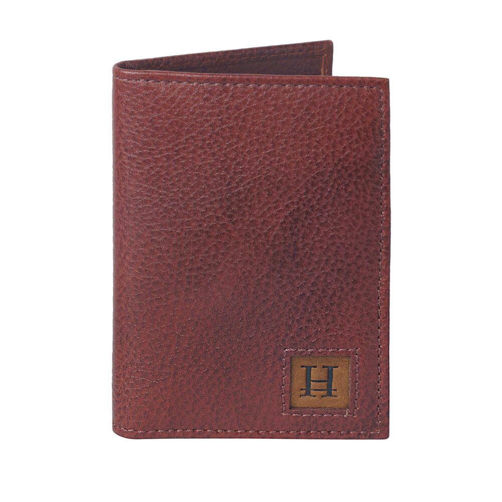 Tan Bi Fold Business Wallet - Image 2