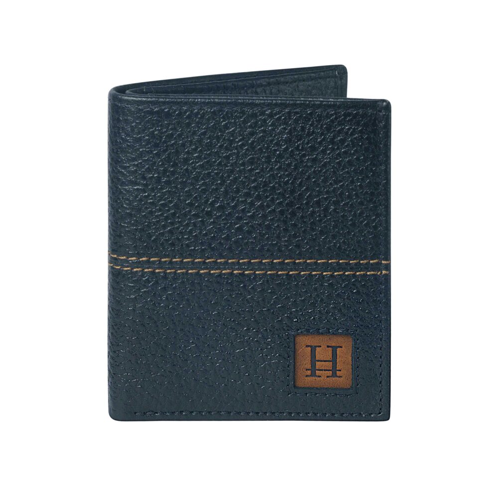 Black Bi Fold Business Cards Wallet - Image 2