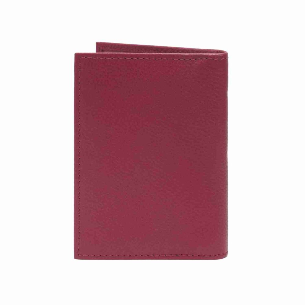 Red Bi Fold Business Cards Wallet - Image 2