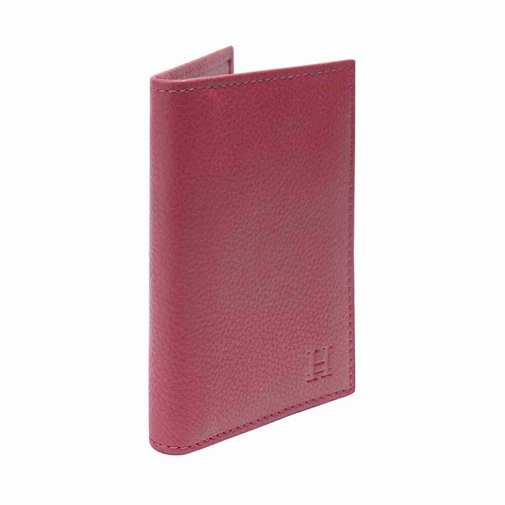 Red Bi Fold Business Cards Wallet - Image 4
