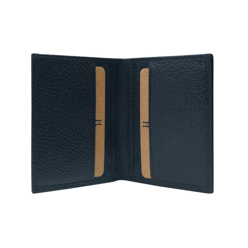 Black Bi Fold Business Cards Wallet - Image 4
