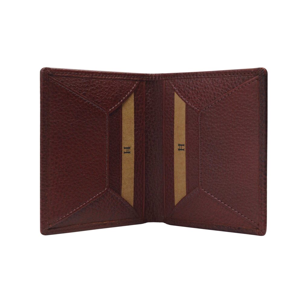 Tan Bi Fold Business Wallet - Image 4