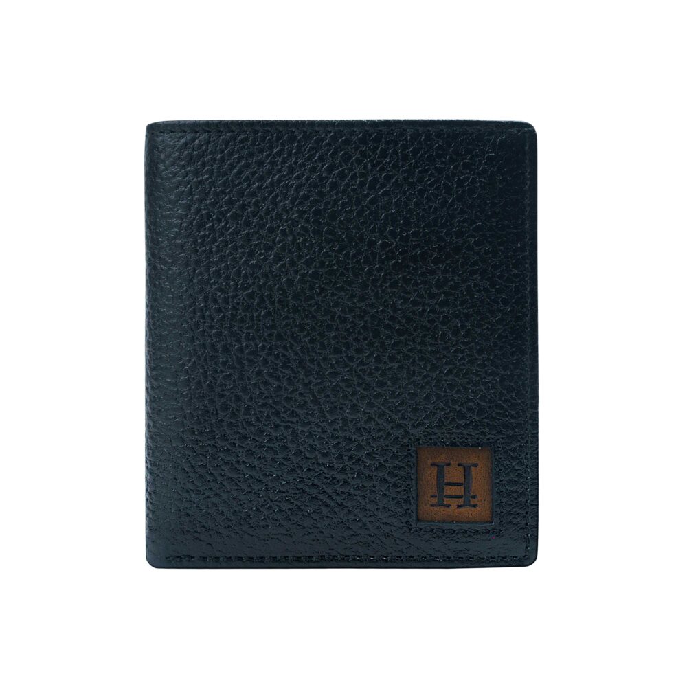 Black Bi Fold Business Wallet