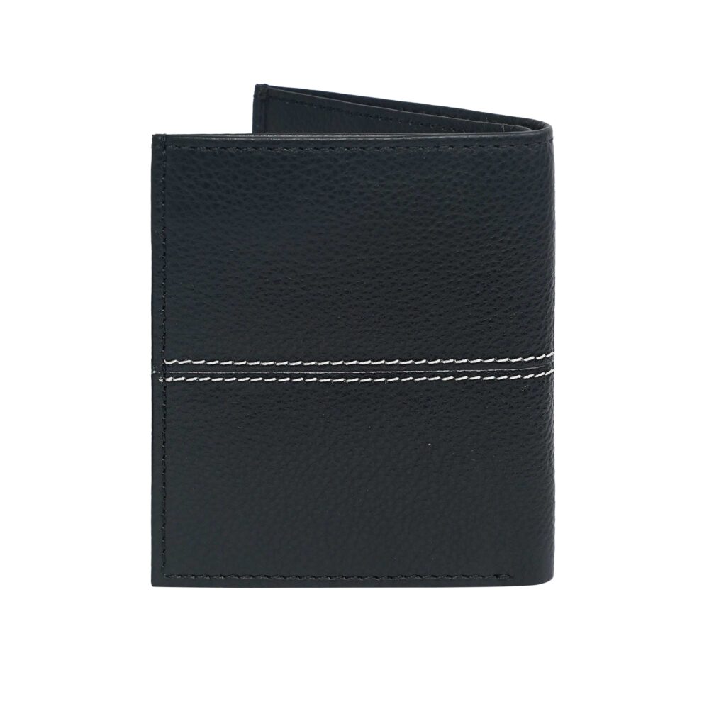 Black Bi Fold Business Cards Wallet - Image 3