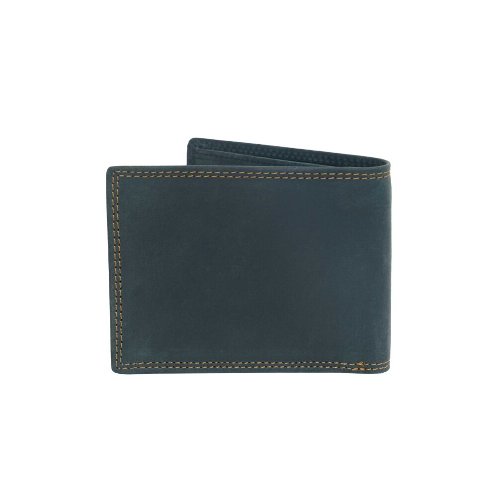 Osaka Black Bi Fold Wallet - Image 2