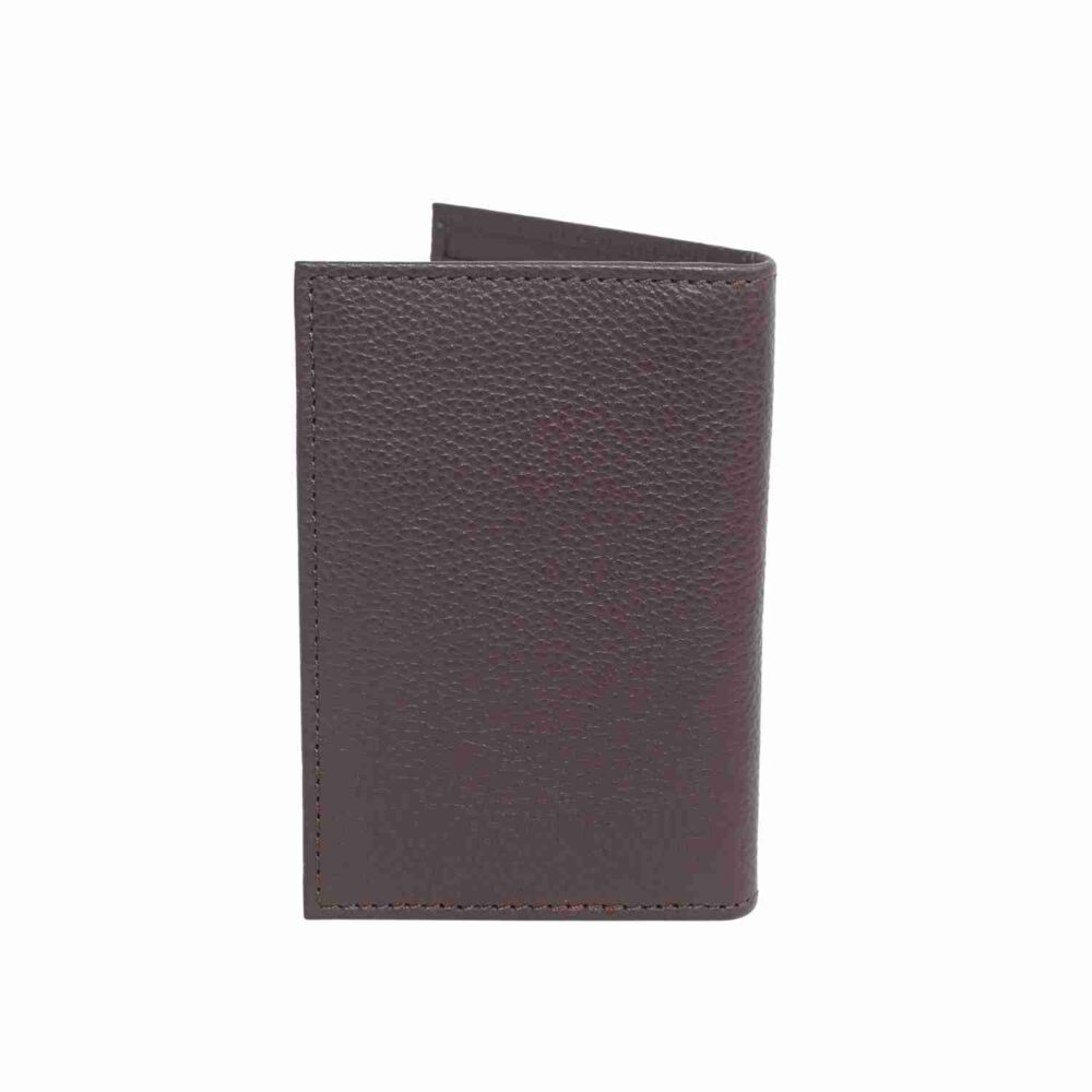 Brown Bi Fold Business Cards Wallet - Image 2