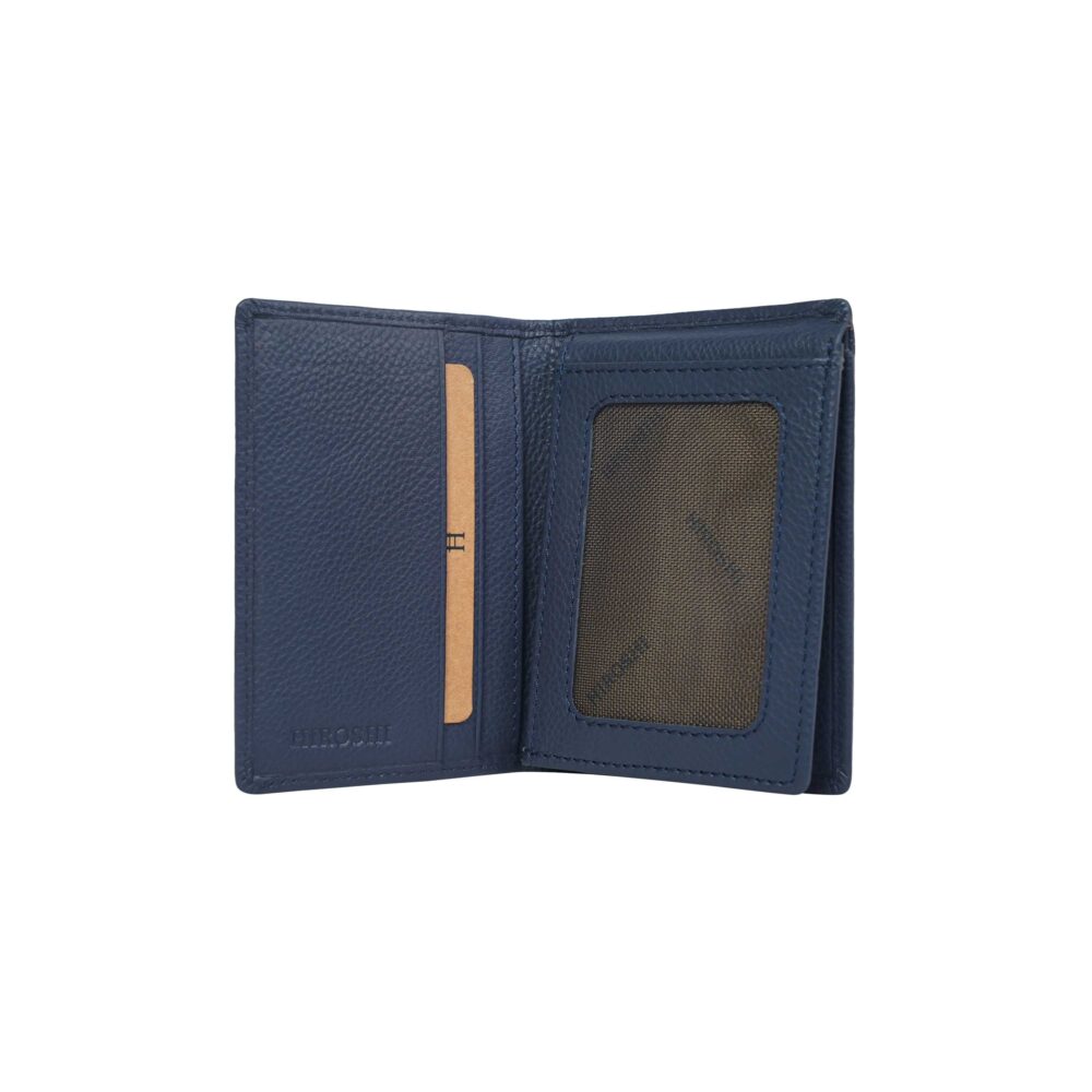 Alex Navy Bi Fold Wallet - Image 5
