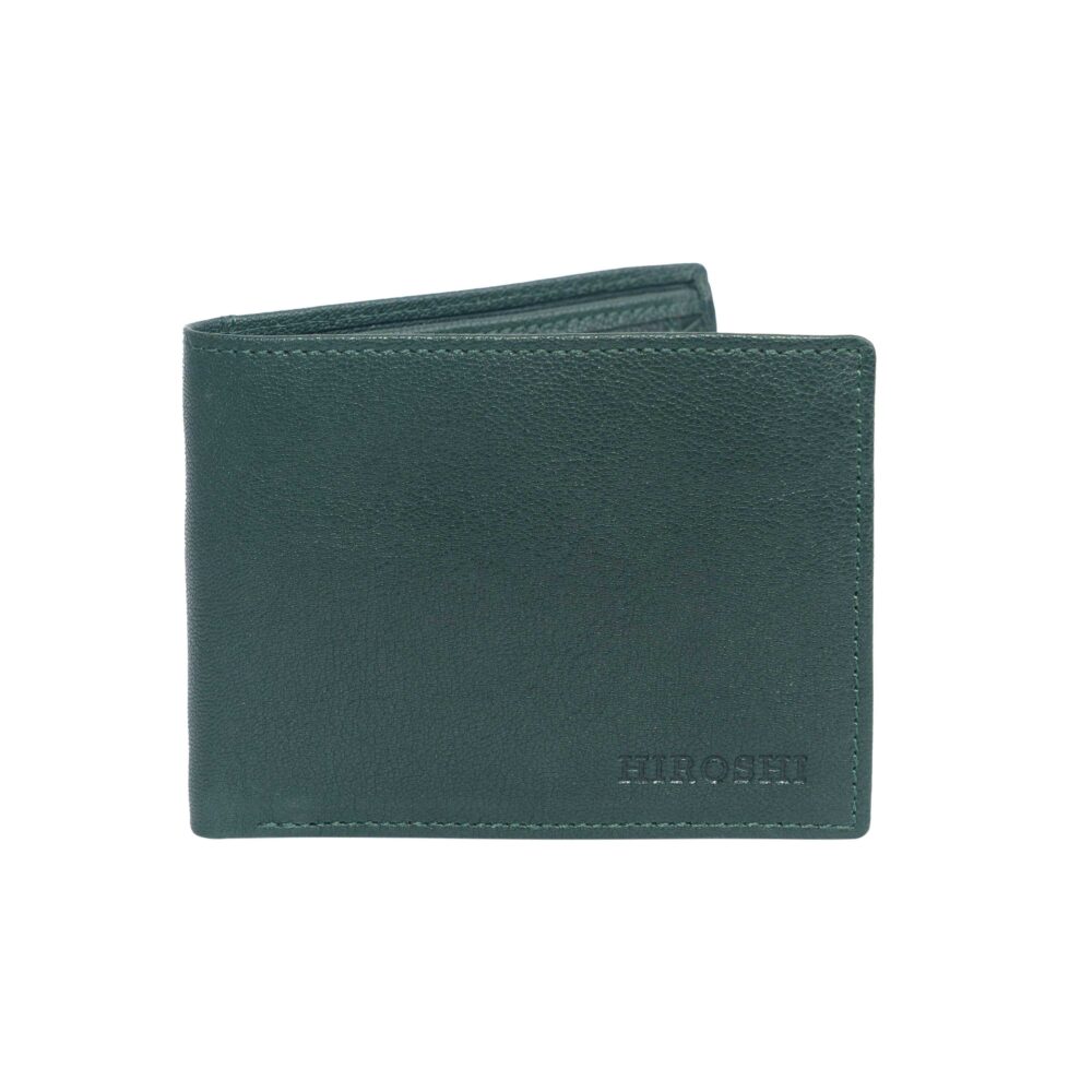 Dwane Green Bi Fold Wallet - Image 2
