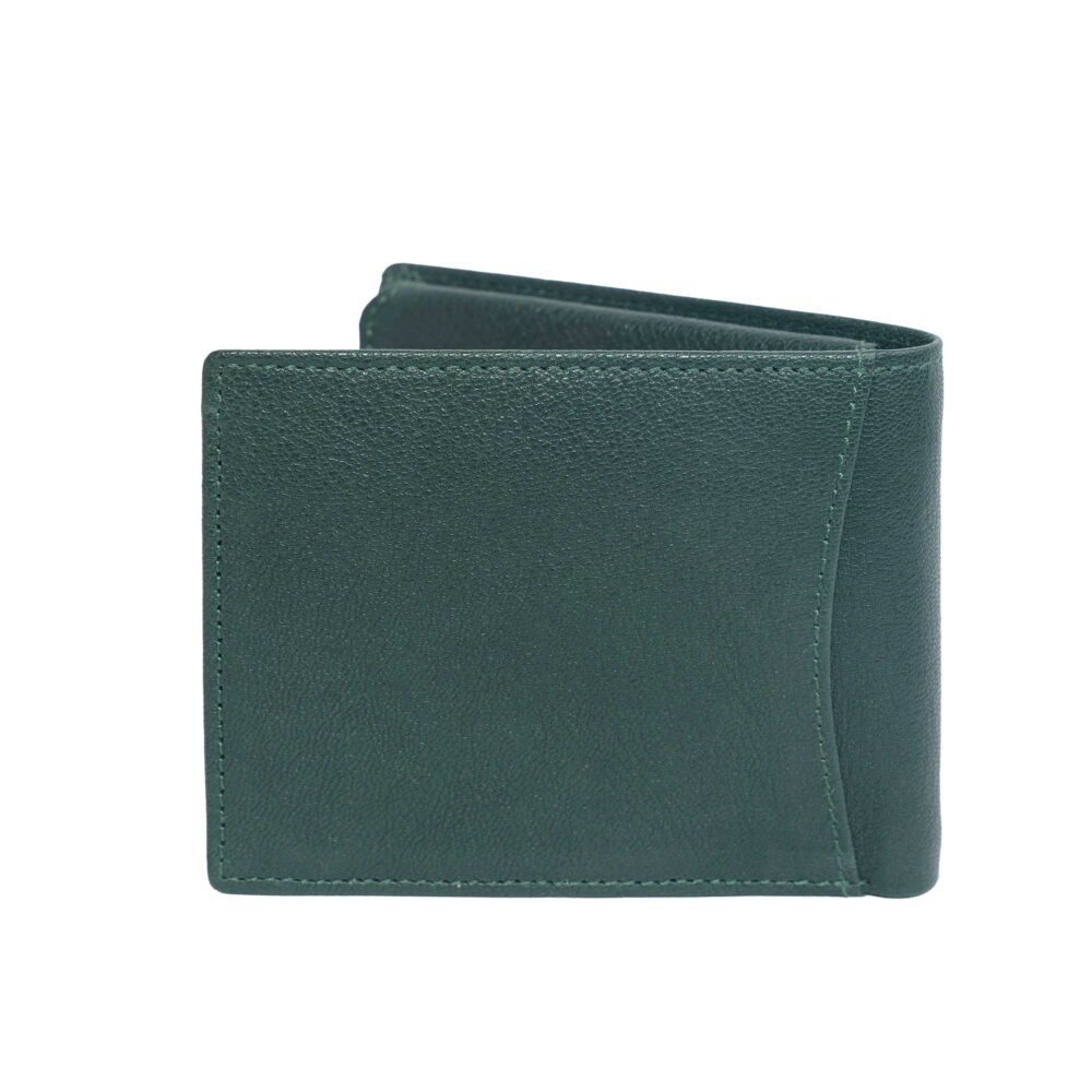 Dwane Green Bi Fold Wallet - Image 3